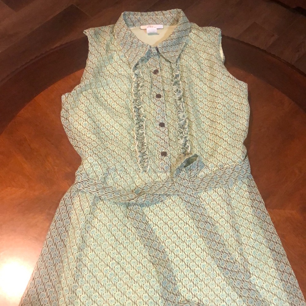 DBY Sleeveless Fit & Flare Belted Dress Size 16 - Picture 2 of 6